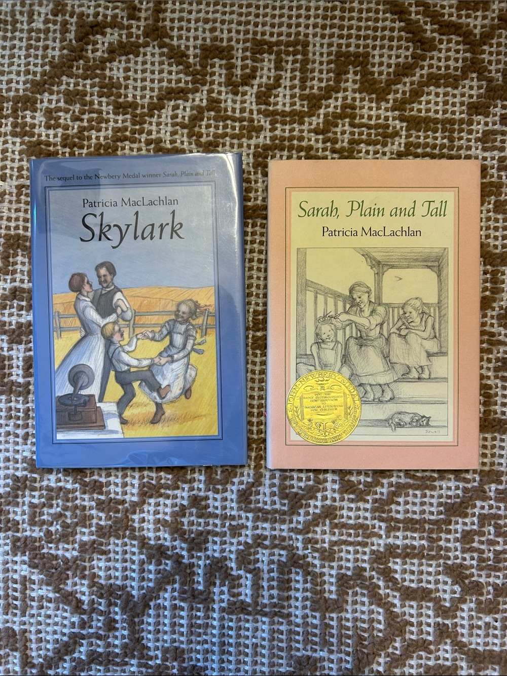 Vintage hardcover children’s books: “Sarah Plain and Tall,”plus sequel “Skylark”
